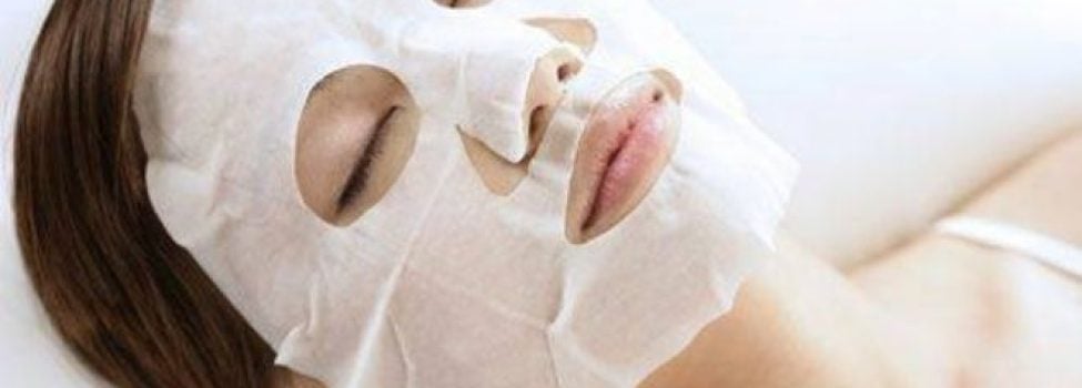 Applicazione maschera in tessuto coreana
