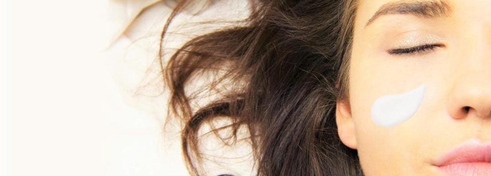 Close up viso donna